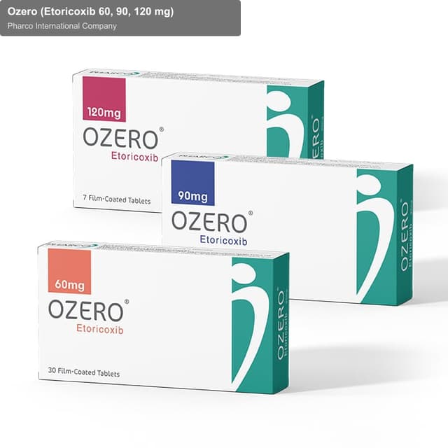 Pharco International Company sell "Ozero (Etoricoxib 60, 90, 120 mg)"