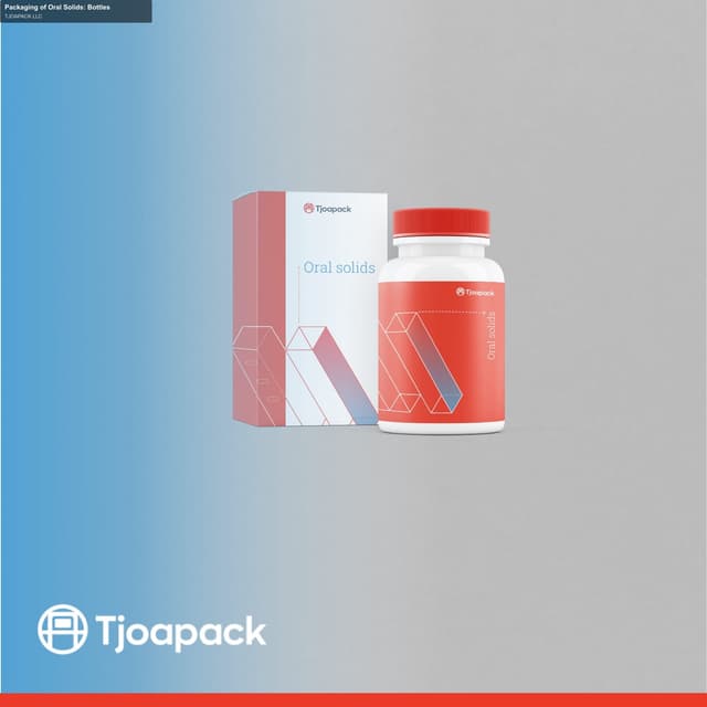 TJOAPACK LLC sell "Packaging of Oral Solids: Bottles"