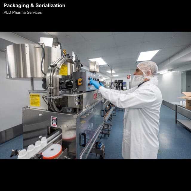 PLD Pharma Services sell "Packaging & Serialization"