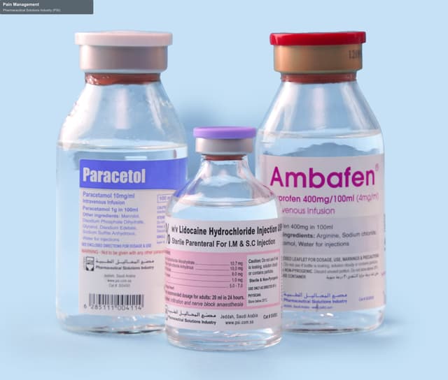 Pharmaceutical Solutions Industry (PSI) sell "Pain Management"