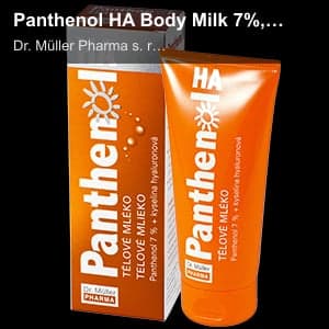 Dr. Müller Pharma s. r. o. sell "Panthenol HA Body Milk 7%, 200 ml"