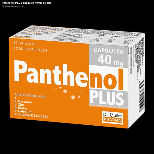 Dr. Müller Pharma s. r. o. sell "Panthenol PLUS capsules 40mg, 60 cps"