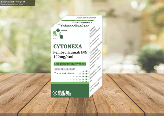 Swasthya Healthcare Private Limited sell "Pembrolizumab 100 mg/4 ml"