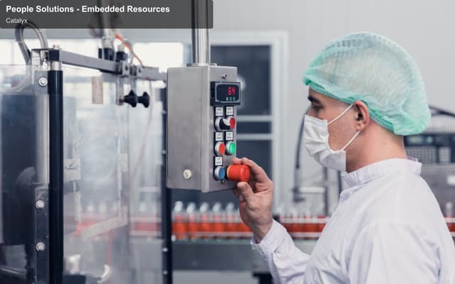 Catalyx sell "People Solutions - Embedded Resources"