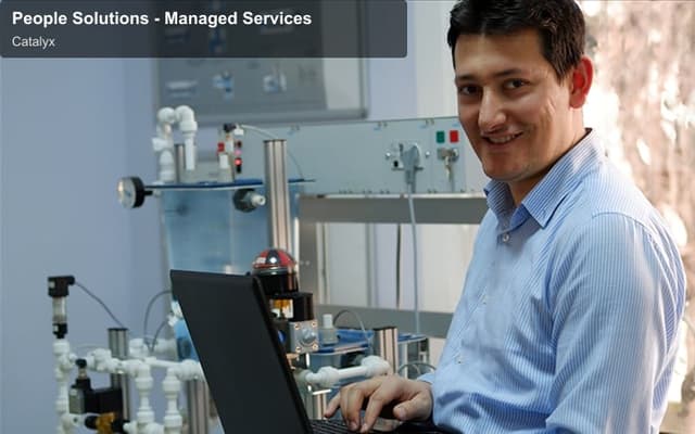 Catalyx sell "People Solutions - Managed Services"