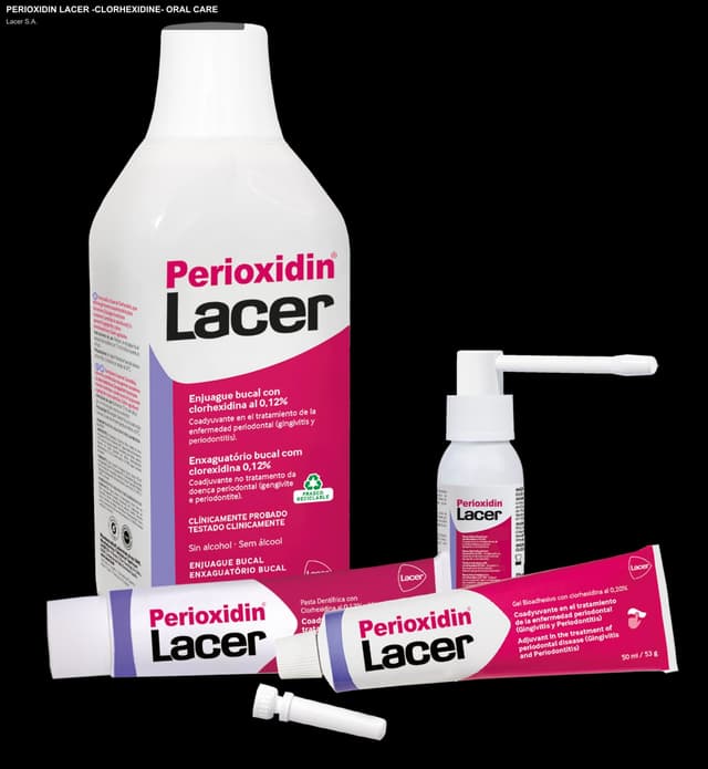 Lacer S.A. sell "PERIOXIDIN LACER -CLORHEXIDINE- ORAL CARE"