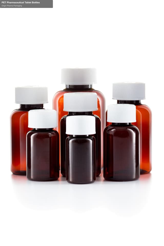 Origin Pharma Packaging sell "PET Pharmaceutical Tablet Bottles"