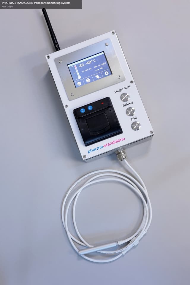 Alius Grupa sell "PHARMA-STANDALONE transport monitoring system"