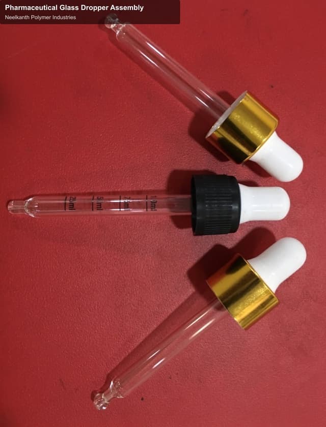 Neelkanth Polymer Industries sell "Pharmaceutical Glass Dropper Assembly"