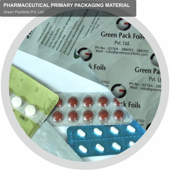 Green Packfoils Pvt. Ltd. sell "PHARMACEUTICAL PRIMARY PACKAGING MATERIAL"