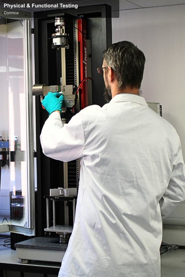 Cormica sell "Physical & Functional Testing"
