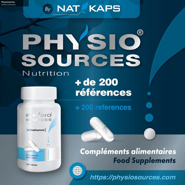 Nat'Kaps Laboratoires sell "Physiosources"