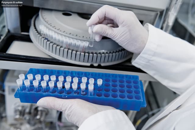 Xellia Pharmaceuticals ApS sell "Polymyxin B sulfate"