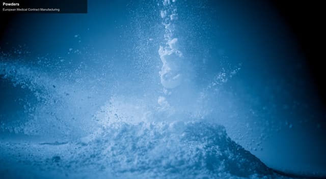 European Medical Contract Manufacturing sell "Powders"