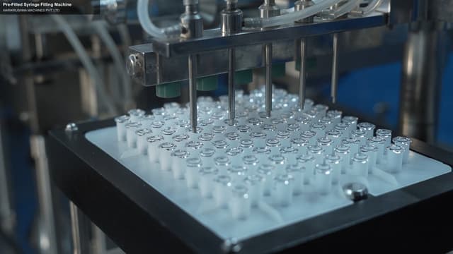 HARIKRUSHNA MACHINES PVT. LTD. sell "Pre-Filled Syringe Filling Machine"