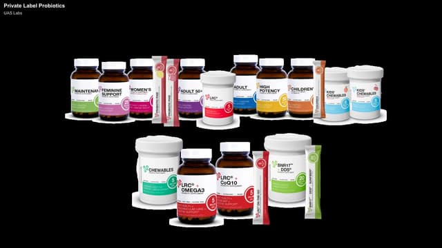 UAS Labs sell "Private Label Probiotics"
