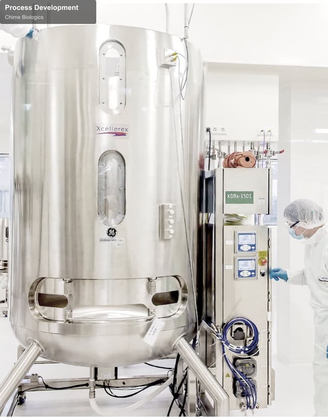 Chime Biologics sell "Process Development"