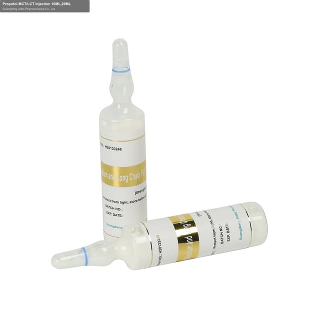 Guangdong Jiabo Pharmaceutical Co., Ltd. sell "Propofol MCT/LCT Injection 10ML,20ML"