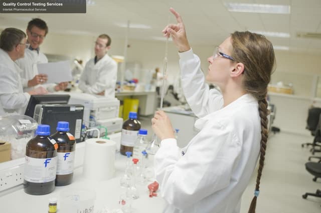 Intertek Pharmaceutical Services sell "Quality Control Testing Services"