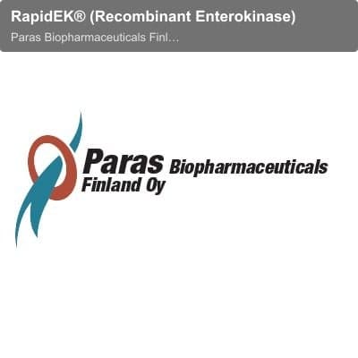 Paras Biopharmaceuticals Finland Oy sell "RapidEK® (Recombinant Enterokinase)"