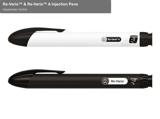 Haselmeier GmbH sell "Re-Vario™ & Re-Vario™ A Injection Pens"