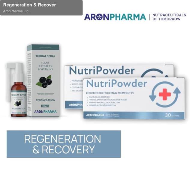 AronPharma Ltd. sell "Regeneration & Recover"