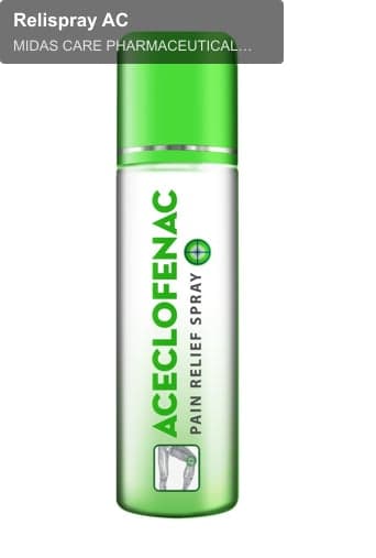 MIDAS CARE PHARMACEUTICAL PVT. LTD. sell "Relispray AC"