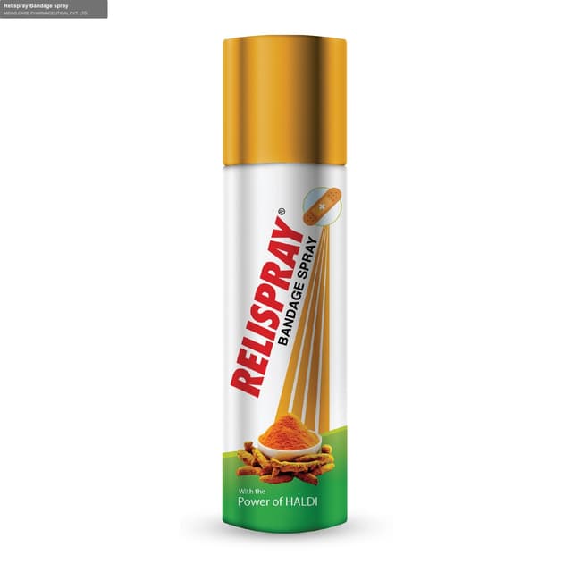 MIDAS CARE PHARMACEUTICAL PVT. LTD. sell "Relispray Bandage spray"
