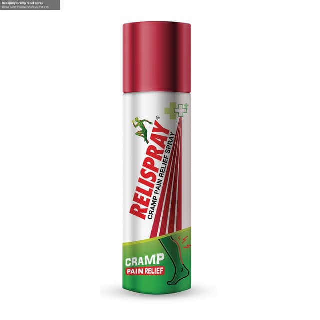 MIDAS CARE PHARMACEUTICAL PVT. LTD. sell "Relispray Cramp relief spray"