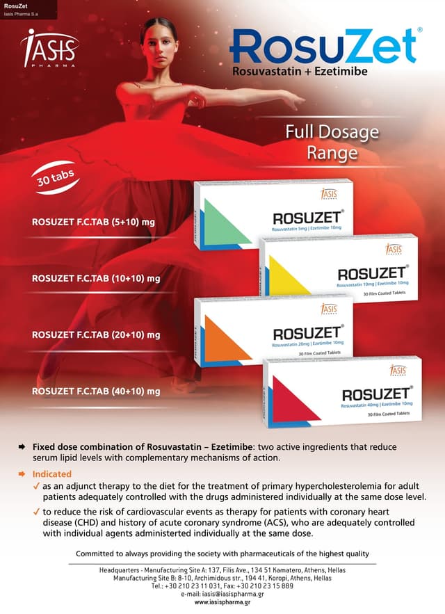 Iasis Pharma S.a sell "RosuZet"