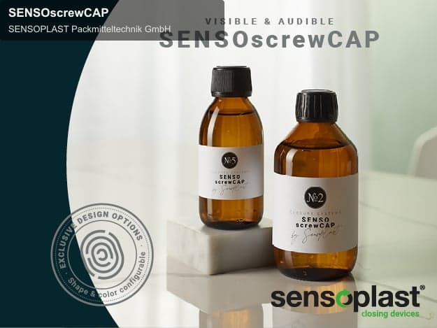 SENSOPLAST Packmitteltechnik GmbH sell "SENSOscrewCAP"