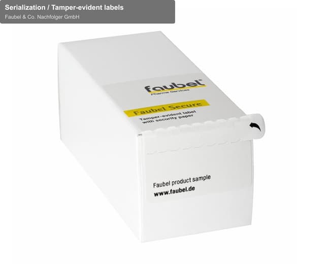 Faubel & Co. Nachfolger GmbH sell "Serialization / Tamper-evident labels"