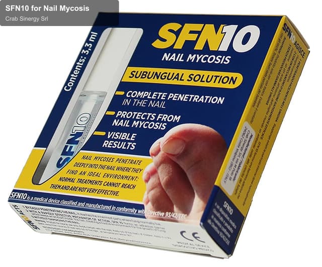 Crab Sinergy Srl sell "SFN10 for Nail Mycosis"