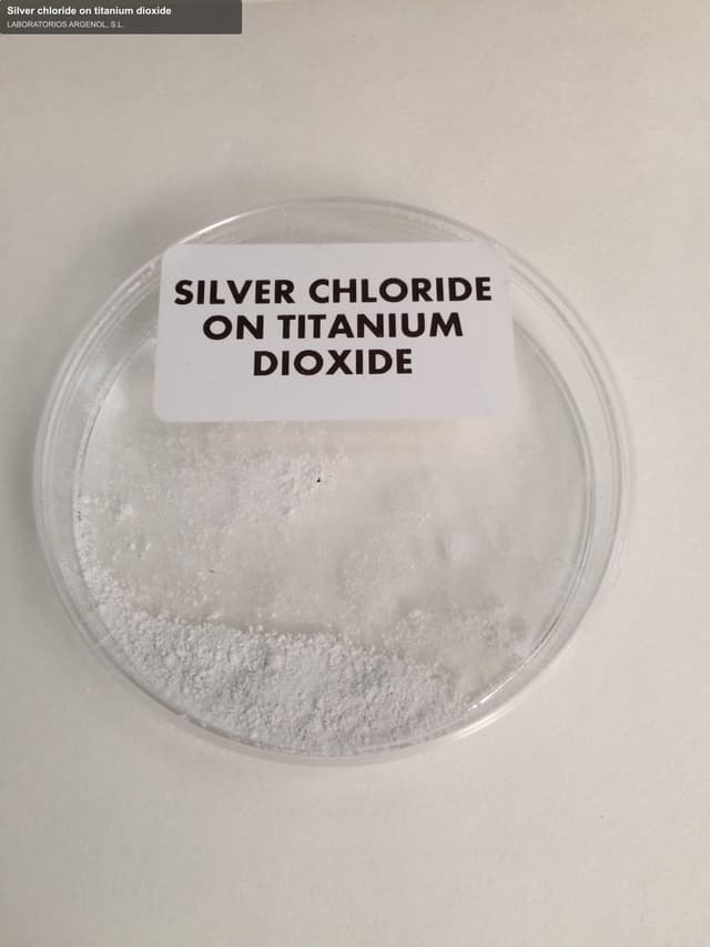 LABORATORIOS ARGENOL, S.L. sell "Silver chloride on titanium dioxide"