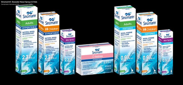 Gerolymatos International S.A. sell "Sinomarin® -Seawater Nasal Sprays & Vials"