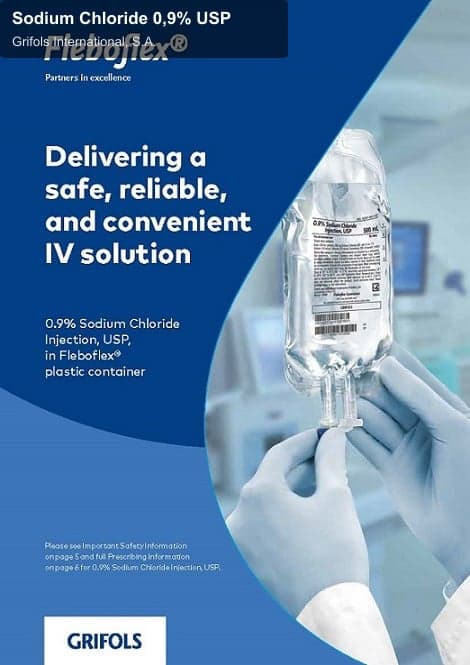 Grifols International, S.A. sell "Sodium Chloride 0,9% USP"