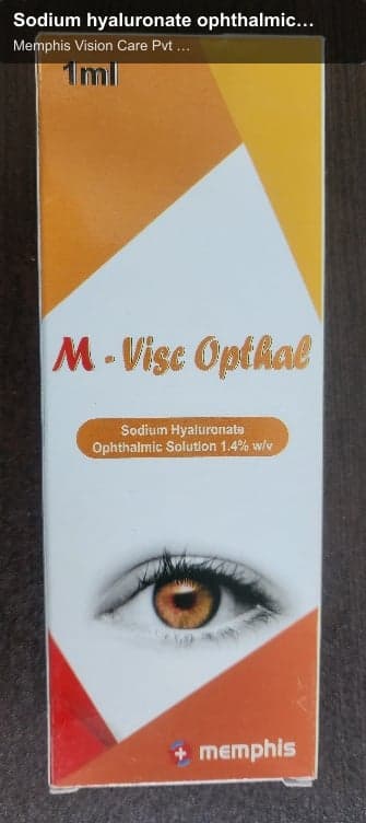 Memphis Vision Care Pvt Ltd sell "Sodium hyaluronate ophthalmic solution"