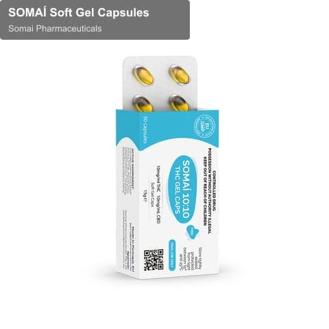 Somai Pharmaceuticals sell "SOMAÍ Soft Gel Capsules"