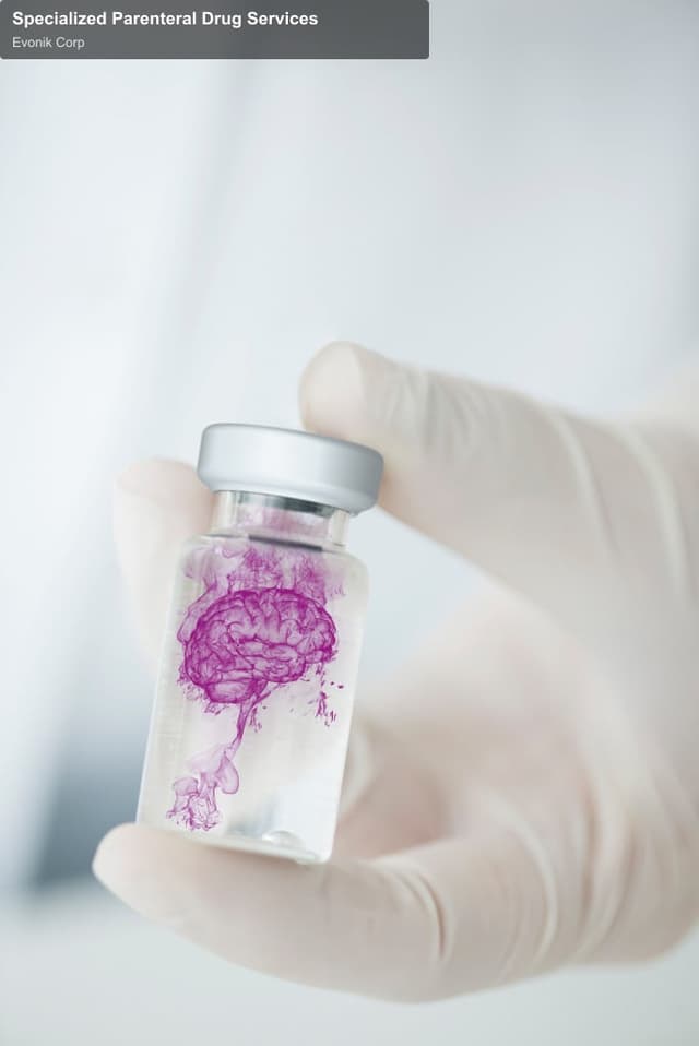 Evonik Corp sell "Specialized Parenteral Drug Services"