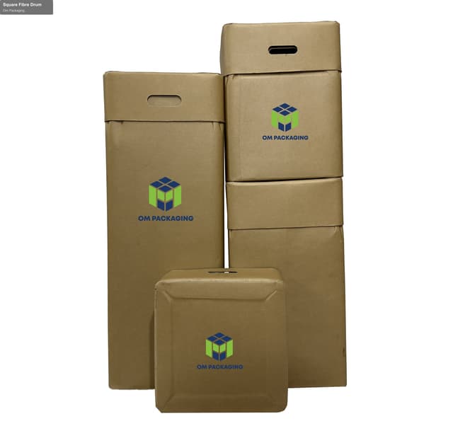 Om Packaging sell "Square Fibre Drum"