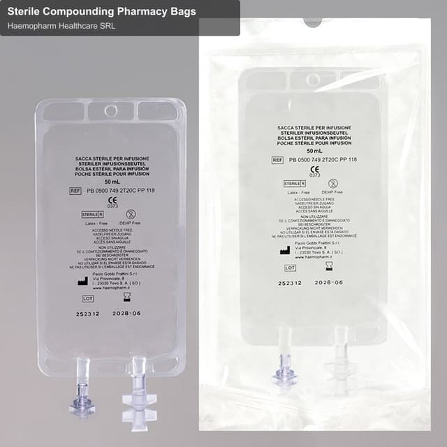 Haemopharm Healthcare SRL sell "Sterile Compounding Pharmacy Bags"