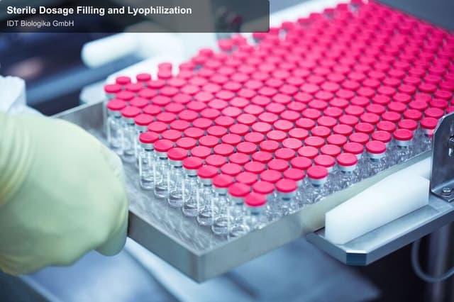 IDT Biologika GmbH sell "Sterile Dosage Filling and Lyophilization"