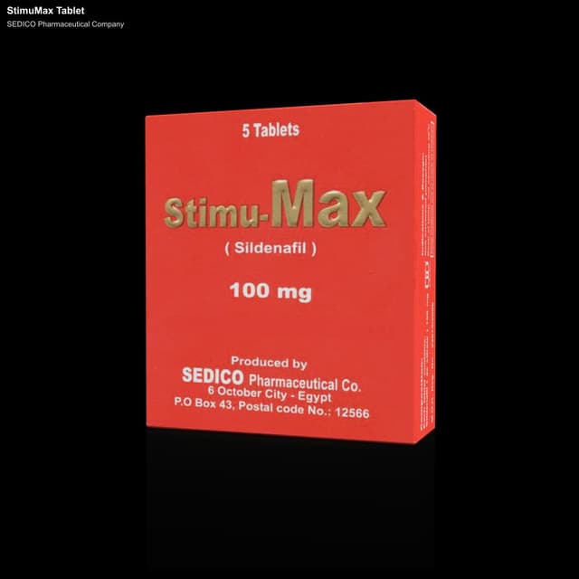SEDICO Pharmaceutical Company sell "StimuMax Tablet"