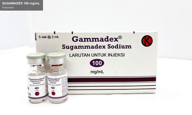 Fahrenheit sell "SUGAMADEX 100 mg/mL"