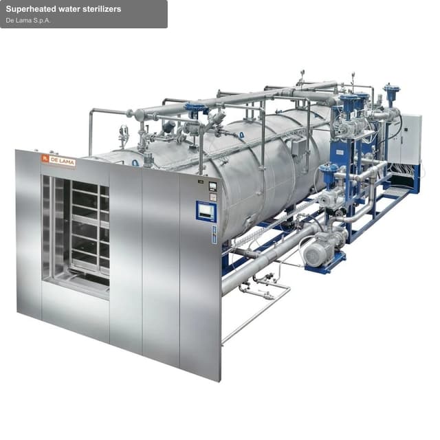 De Lama S.p.A. sell "Superheated water sterilizers"