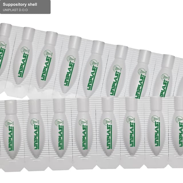 UNIPLAST D.O.O sell "Suppository shell"