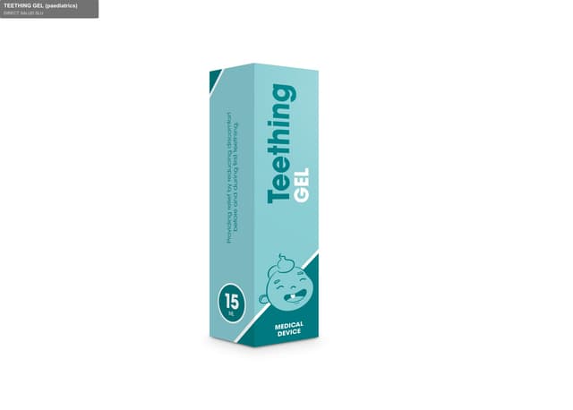 DIRECT SALUD SLU sell "TEETHING GEL (paediatrics)"
