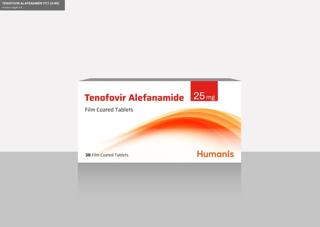 Humanis Saglik A.S. sell "TENOFOVIR ALAFENAMIDE FCT 25 MG"