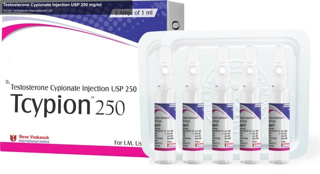 Shree Venkatesh International Ltd sell "Testosterone Cypionate Injection USP 250 mg/ml"