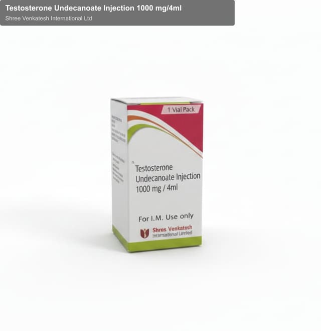 Shree Venkatesh International Ltd sell "Testosterone Undecanoate Injection 1000 mg/4ml"